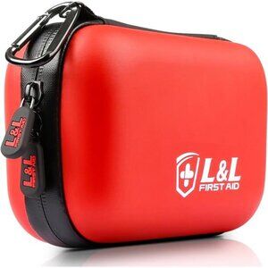 First Aid Kit for Travel, Car & Emergency Survival - Compact Waterproof Medical